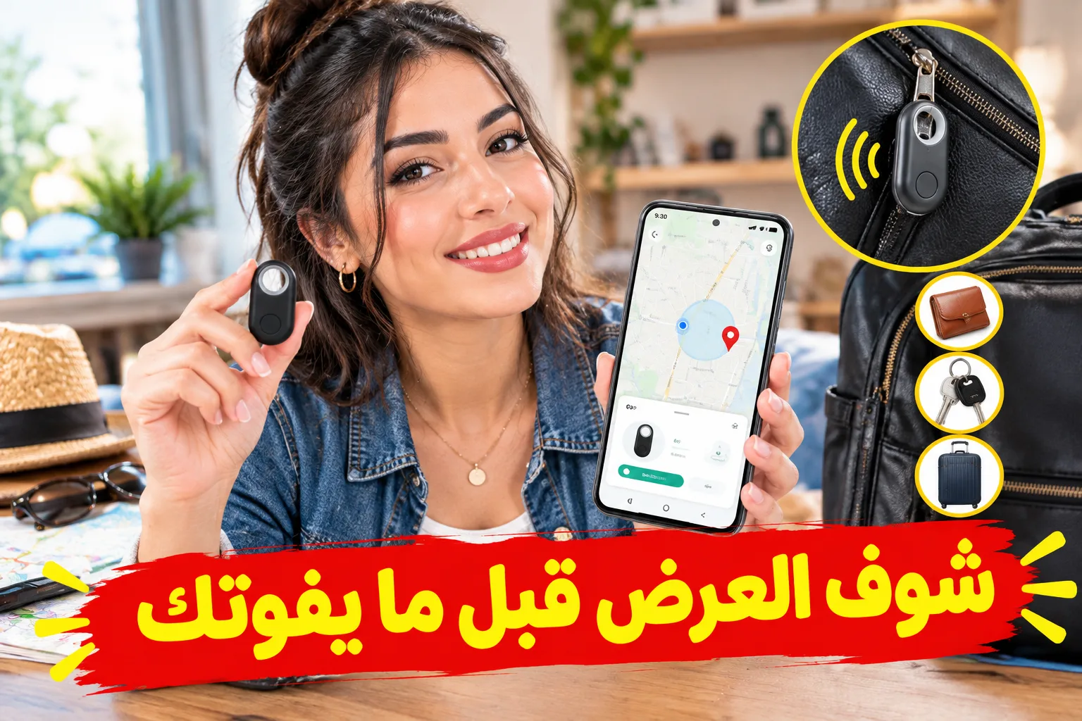 Smart Tag Traqueur gps pour toute les telephone Android