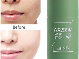 Green mask : يساعد على تنظيف البشرة، امتصاص الدهون الزايدة والتقليل من الشوائب