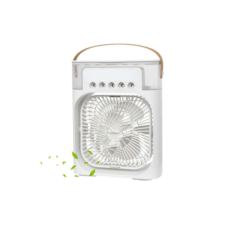 mini-ventilateur portable avec batterie et lumière