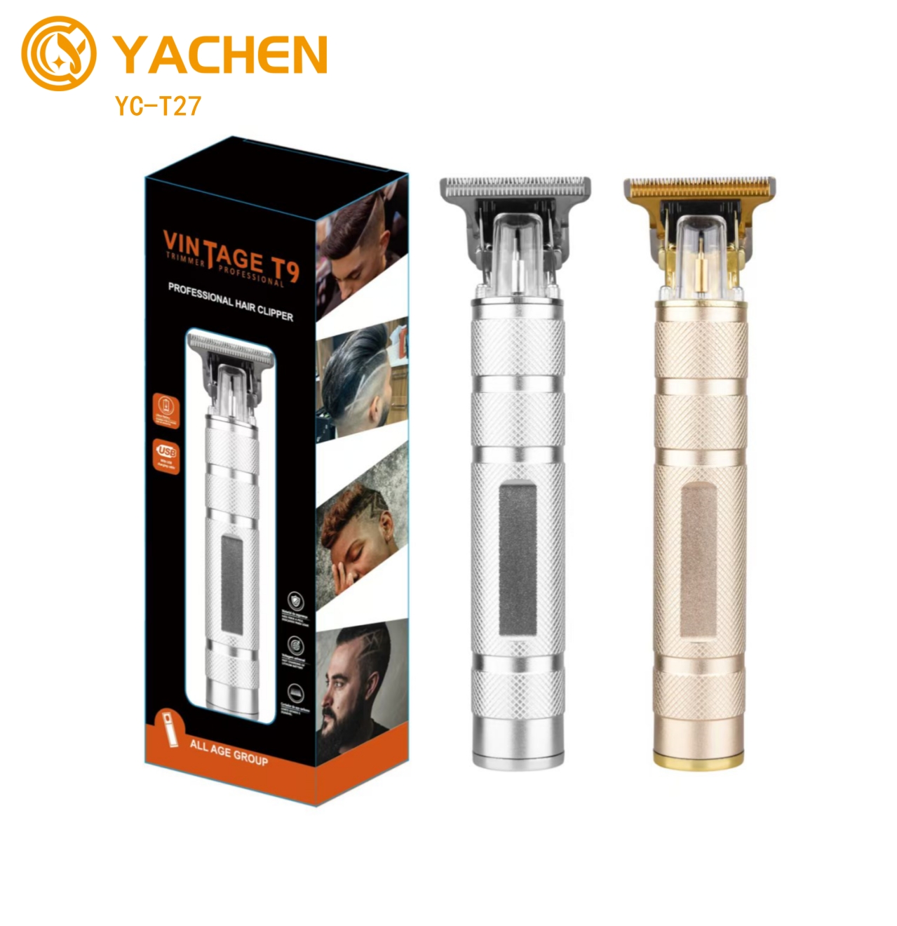 tondeuse à Cheveux et Barbe Rechargeable en Métal – Image 4