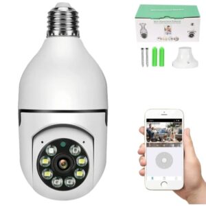 Caméra de Surveillance Ampoule Panorama WiFi