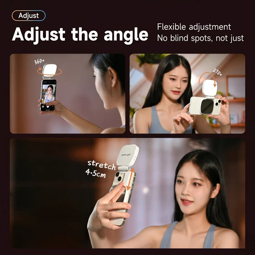 Lampe LED magnétique pour téléphone