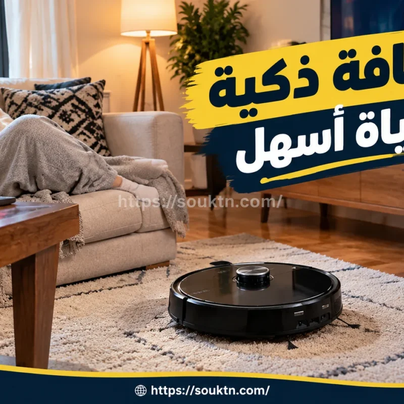 روبوت المكنسة الكهربائية الذكي ينظ ف الدار وحدو يخل يك تربح وقتك وتعيش مرتاح